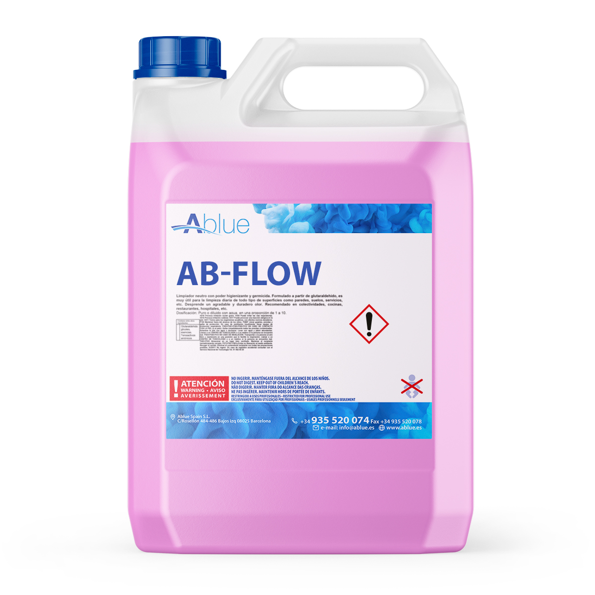 AB-FLOW DETERGENTE NEUTRO PARA SUPERFICIES DELICADAS AROMA FLORAL ...